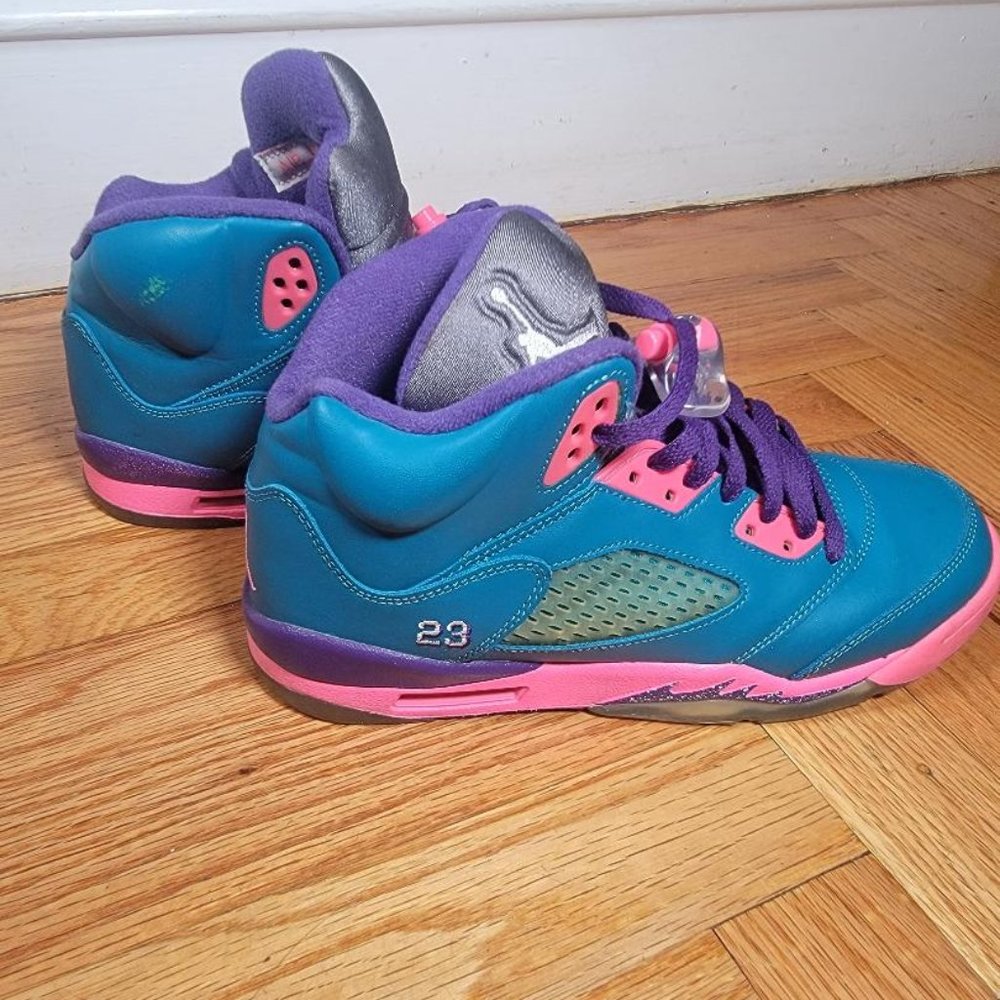Tropical Teal Retro 5 Jordans